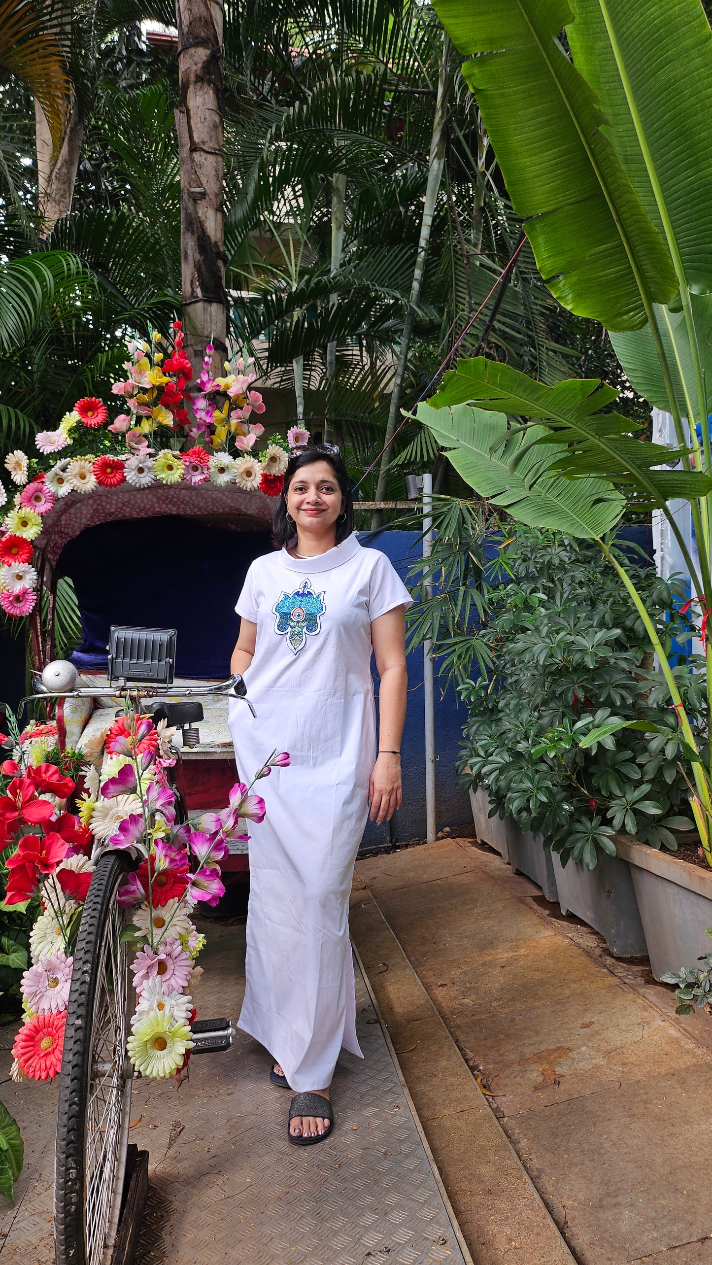 Turkish Evil Eye Motif Dress