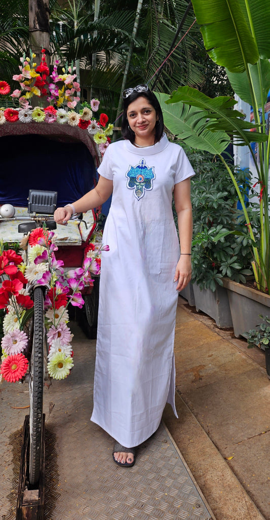 Turkish Evil Eye Motif Dress