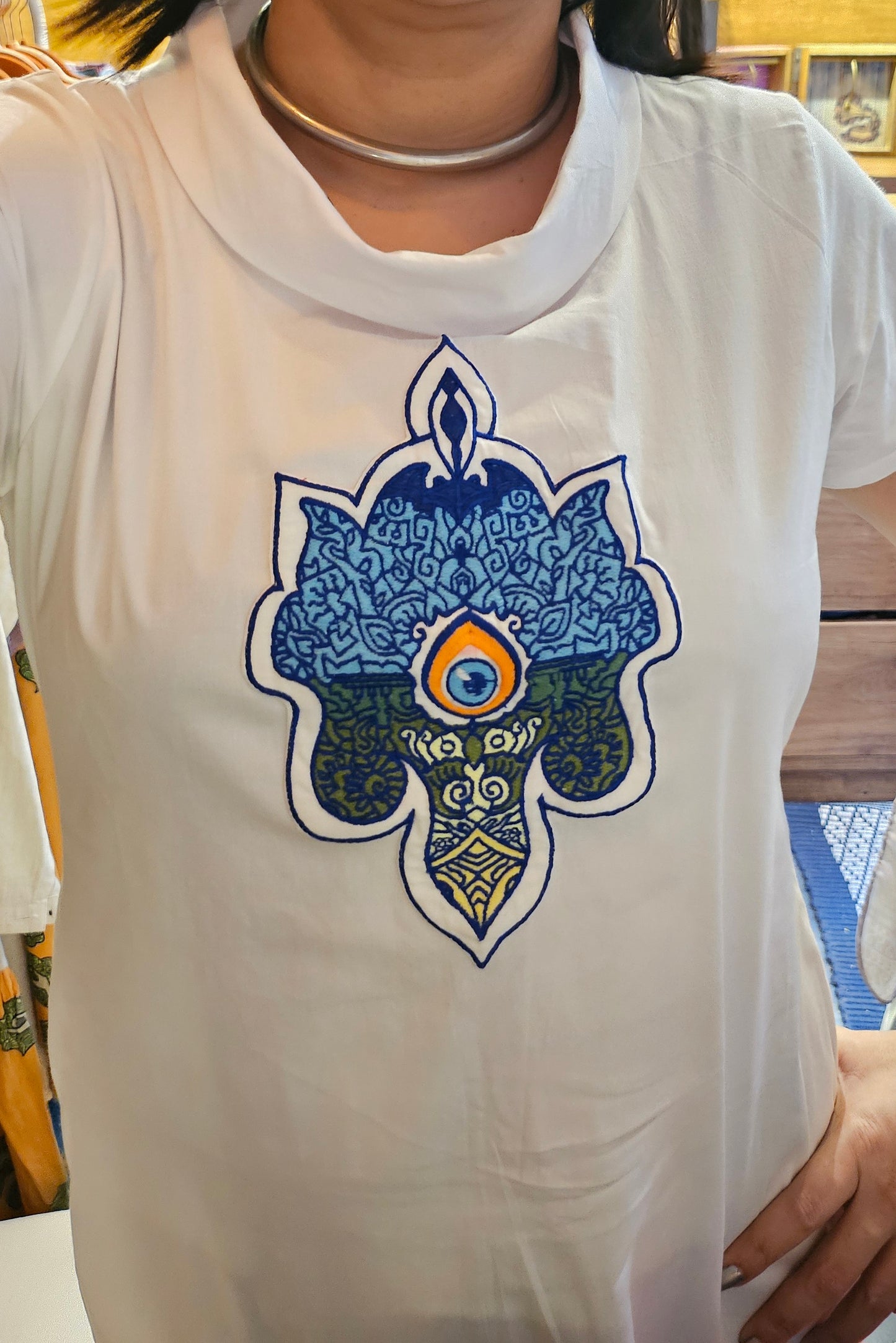 Turkish Evil Eye Motif Dress