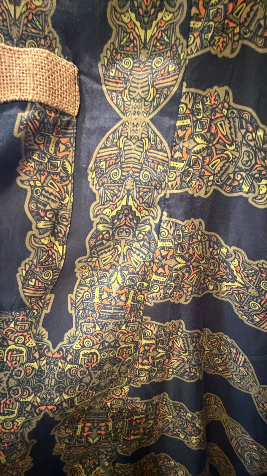 Inca print harem pants