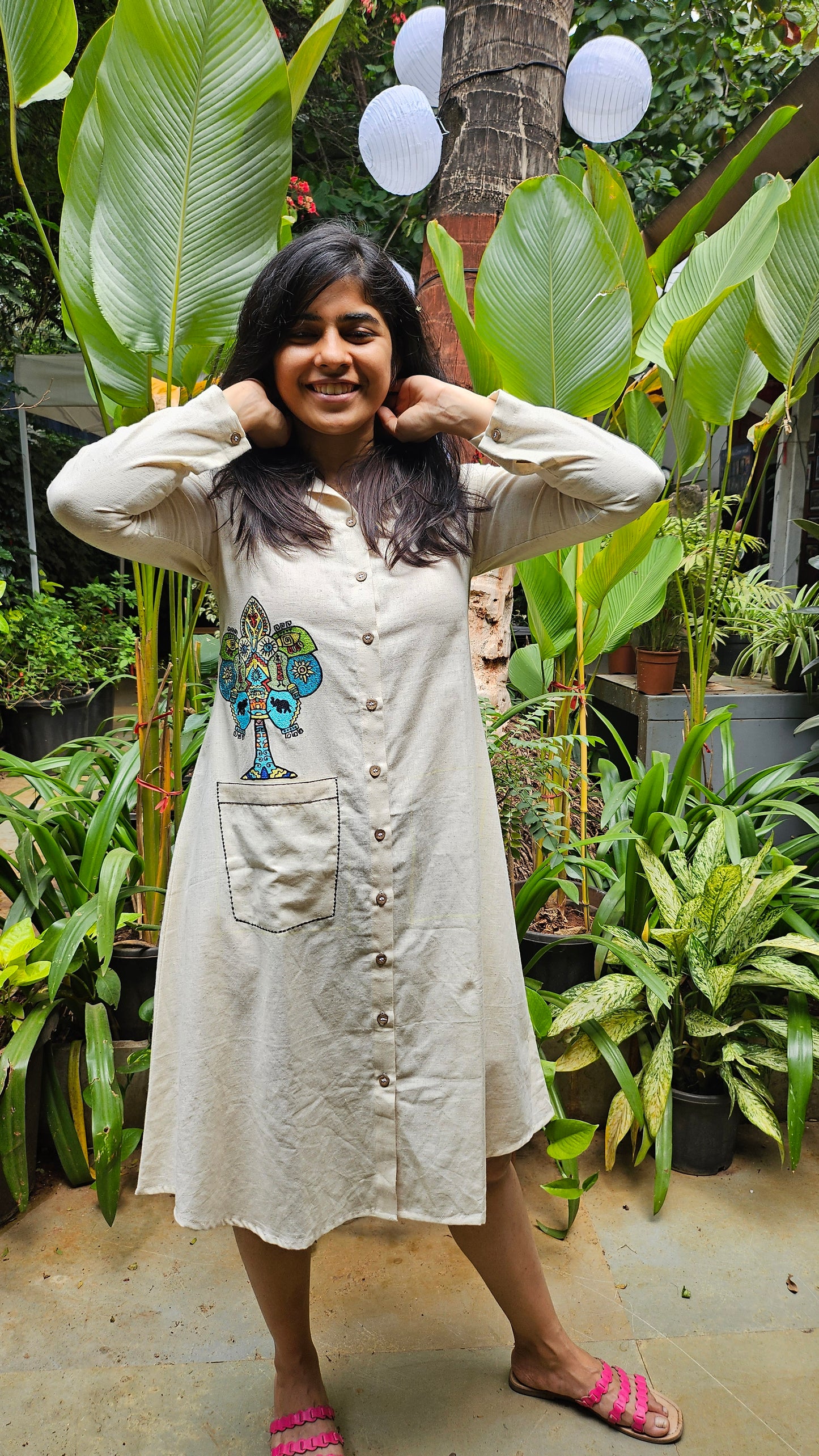 The African Tree-Shirt Dress