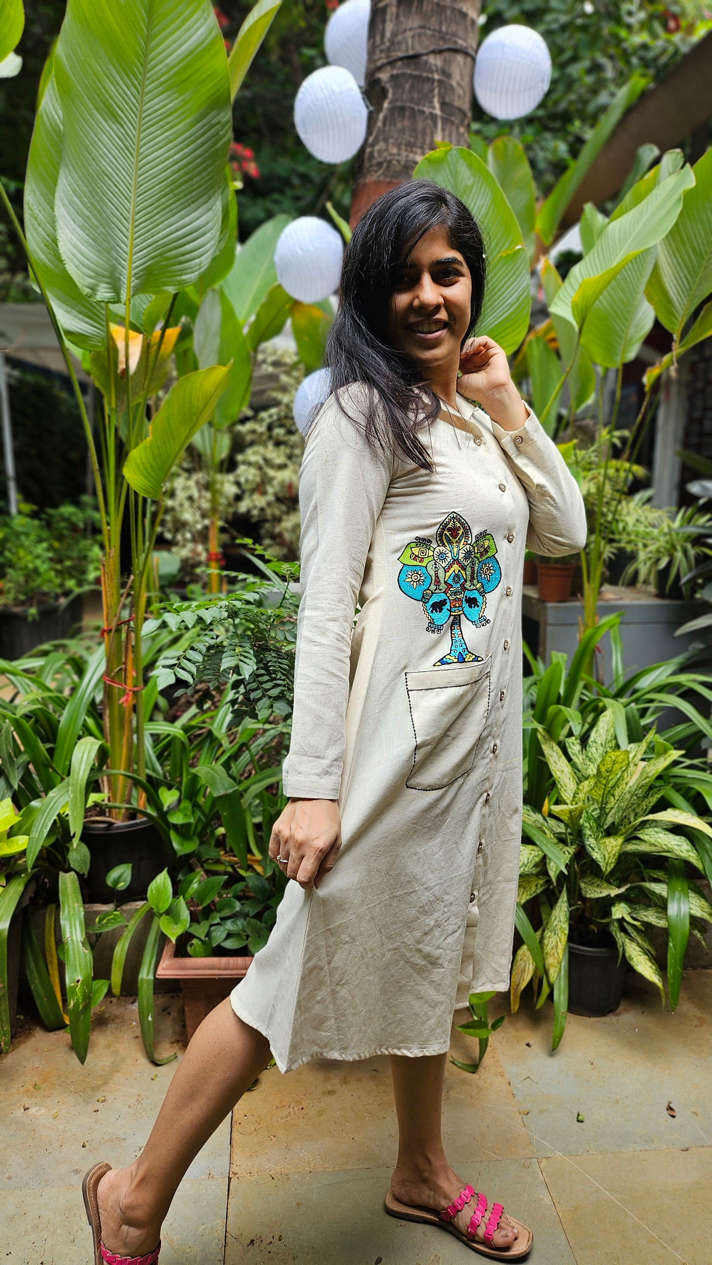 The African Tree-Shirt Dress